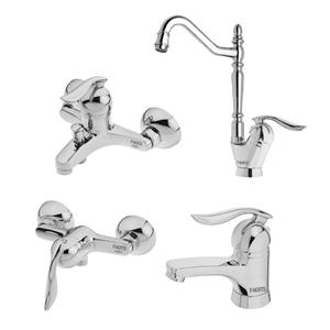 ست شیرآلات فاخته مدل قهرمان سازه SAM مجموعه 4 عددی