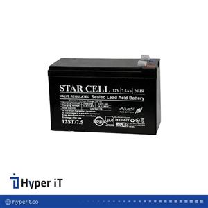 قیمت و خرید باتری یو پی اس 7.5 آمپرساعت استارسل (StarCell) 12 ولت