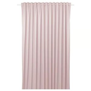پرده پشت‌پرده‌دار ایکیا مدل BENGTA، صورتی روشن/ نوار سرپرده، اندازه ۲۱۰×۳۰۰ سانتی‌متر