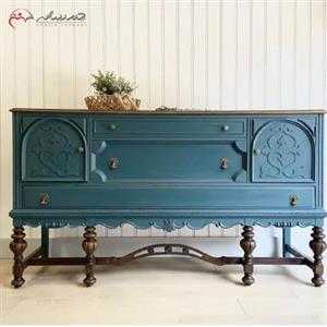 کنسول اتریشی پایه دار با طراحی خاص و متفاوت، رنگبندی