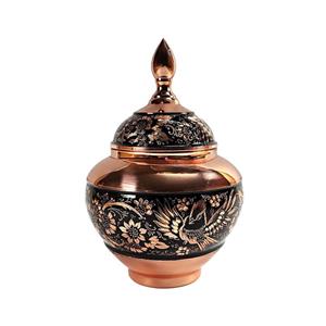 شکلات خوری مسی مدل اماس تراش سیبی کد MM25 