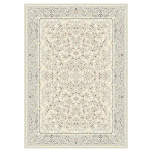فرش مشهد طرح 813012K رنگ بژ سایز 2.5*3.5
