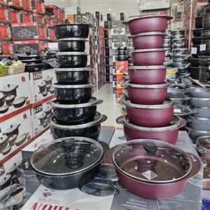 سرویس قابلمه 15 پارچه فیلون دسته پروانه ای