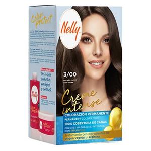 کیت رنگ مو نلی NELLY مدل Creme Intense ضد ریزش مو شماره 3/00