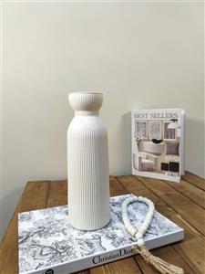 گلدان شیشه ای طرح لاوان رنگی دنیز