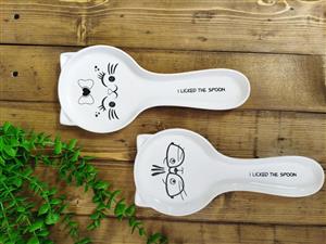 زیر قاشقی و کنار گازی مدل گربه سرامیکی