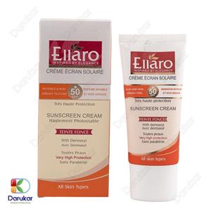 کرم ضد آفتاب رنگی الارو Ellaro