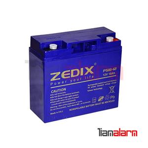 باتری 12 ولت 18 آمپر زد ایکس ZEDIX (مخصوص یو پی اس)