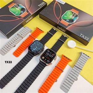 ساعت هوشمند 45 میلی‌متری تکت مدل TX33 با بند سیلیکونی