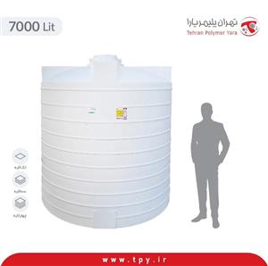 مخزن عمودی 7000 لیتری پلاستیکی