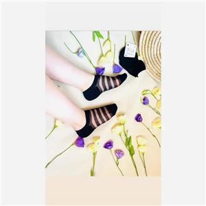 جوراب کفی دار رو طرح رنگ مشکی