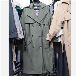 پالتو بارونی زنانه داخل آستر دار بلند