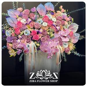 باکس گل شمع زمزمه مهتاب