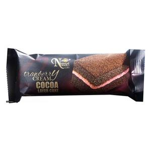 نظری کیک لایه ای مخملی توت فرنگی 50گرم