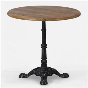 میز گرد پایه چدن