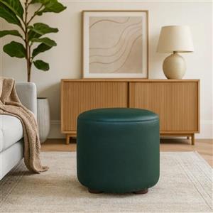 پاف پایه دار چرمی ساده سایز 35×38 سانتیمتر | برندبابل‌کارپت
