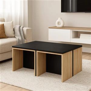 میز جلومبلی مدل K1-با 4 عدد عسلی | برند ارگو