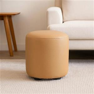 پاف پایه‌دار چرمی 40×38 سانتیمتر | برند بابل‌کارپت