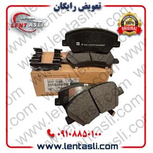 لنت ترمز جلو هیوندا اکسنت کرمان خودرو 1398 – 1397 برند شرکتی اصلی جنیون پارت هیوندا (Hyundai Genuine Parts)