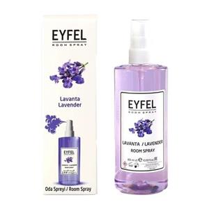 اسپری خوشبو کننده و تصفیه کننده هوا ایفل مدل اسطوخودوس  رایحه لوندر حجم 400 میلی لیتر