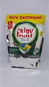 قرص ماشین ظرفشویی فیری FAIRY مدل پلاتینیوم 72 عددی