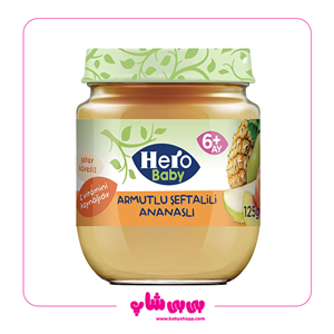 پوره میوه هرو اناناس انگور جو پرک 120 گرم
