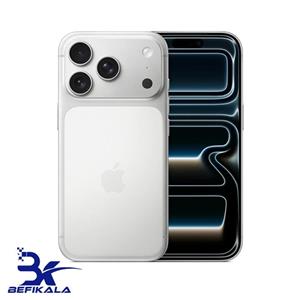 گوشی موبایل اپل مدل iPhone 17 Pro Max ZAA تک سیم کارتeSim ظرفیت 256 گیگابایت و رم 12 گیگابایت - نات اکتیو White با کد ریجستری