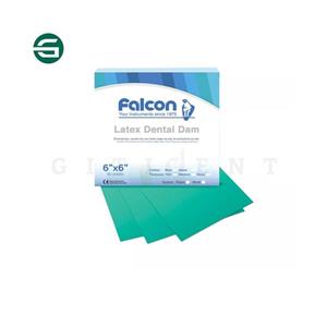 لاستیک رابردم فالکن - falcon - Latex Dental Dam - Medium,green-mint