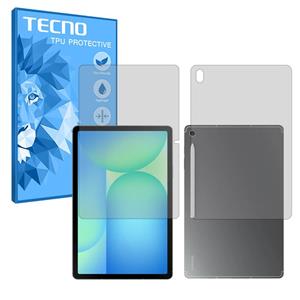 گلس صفحه نمایش و پشت تبلت سامسونگ Galaxy Tab S10 FE مدل هیدروژلی شفاف برند تکنو کد LL