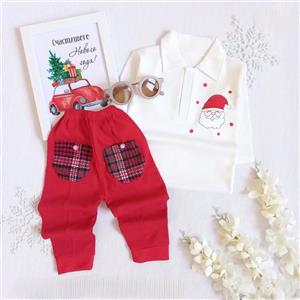 بلوز شلوار نوزاد تا کودک پسرانه مدل نوئل کد814