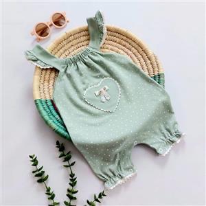 رامپر دخترانه نوزادی مدل پرنسس کد 894