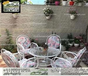 میز وصندلی باغی مدل خورشیدی