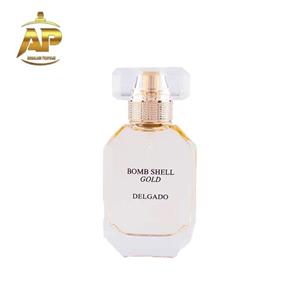 عطر جیبی دلگادو مدل بامشل گلد با رایحه گرم حجم 25 میلی لیتر
