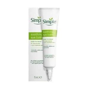 کرم دور چشم سیمپل رطوبت رسان و تسکین دهنده مدل Soothing Eye Balm حجم ۱۵ میل واردات قانونی ارسال از منطقه آزاد ارس