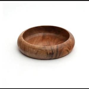 کاسه چوبی دستساز مدل خمره ای kh25
