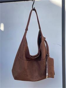 کیف دوشی زنانه جیر شیک و مینیمال