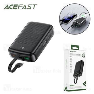 پاوربانک 20000 میلی آمپر 22.5 وات کابل متصل تایپ سی ایس فست مدل AceFast M14