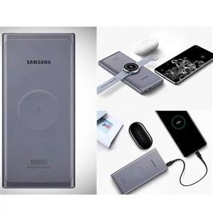 پاوربانک اورجینال برند سامسونگ Samsung EB-U3300CSEGAE QC2 25W پاور بانک وایرلس 10000 فست شارژ سازگار با موبایل و تبلت