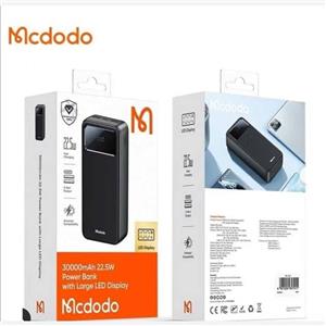 پاوربانک 30هزار 22.5 وات دارای نمایشگر درصد شارژ LED بهمراه کابل شارژ برند مک دودو مدل Mcdodo MC-4240
