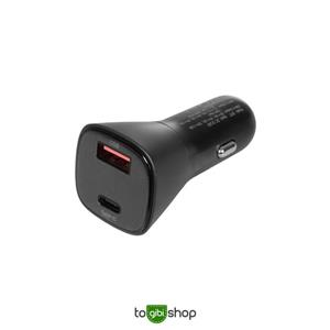 شارژر فندکی فست و PD دو پورت VIPLATINA مدل VK17 48W - مشکی
