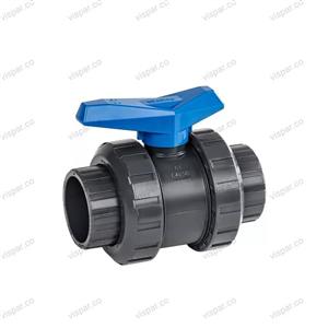 شیر توپی upvc مهره ماسوره ای چسبی ویسپار سایز 63 