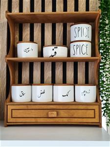 بانکه چینی درب چوبی شکس