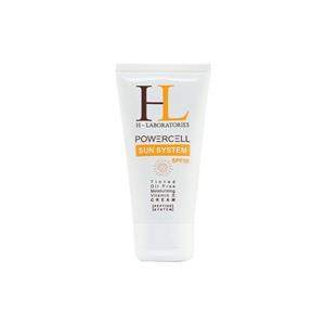 کرم ضد‌آفتاب SPF50 فاقد چربی رنگی مناسب انواع پوست حجم 50 میل اچ ال