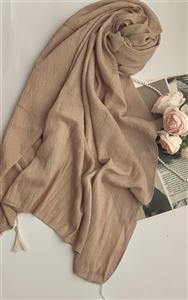 شال برشکا ساده منگوله دار