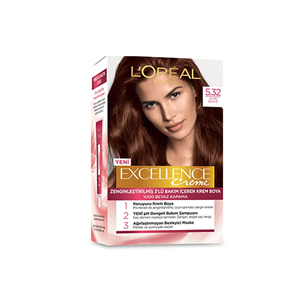 کیت رنگ مو لورآل شماره 5.32 حجم 48 میلی‌لیتر رنگ قهوه‌ای روشن