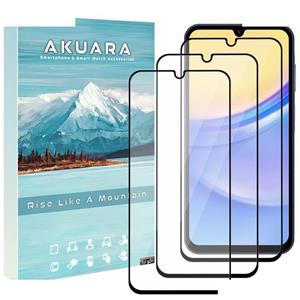 محافظ صفحه نمایش آکوآرا مدل Full AKU fl3 مناسب برای گوشی موبایل سامسونگ Galaxy M32 5G / F04 مجموعه سه عددی