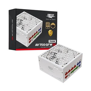 منبع تغذیه اوست مدل AWEST AV750-GFB V3 Power Supply AWEST AV750 GFB V3 Gold 750W