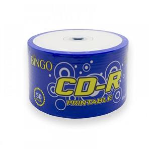 سی دی خام بینگوپرینتیبل مدل CD-R بسته 50 عددی