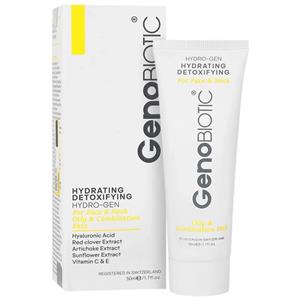 کرم رطوبت رسان و دتوکسیفای کننده ژنوبایوتیک مخصوص صورت و گردن - پوست چرب و مختلط