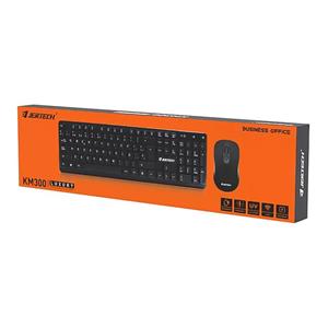 کیبورد و ماوس بی سیم جرتک مدل Jertech KM300